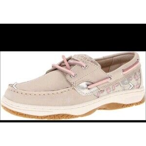Sperry Pink Top Sider Blue Fish LC  Boat Shoe Youth Girl Size 4 M
